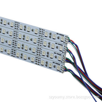 RGB LED rigid strip light, DC 12V 5050 SMD 60 LEDS per 100cm
